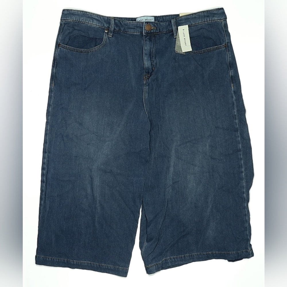 Signature Fit Fluid Culotte Jean Shorts
